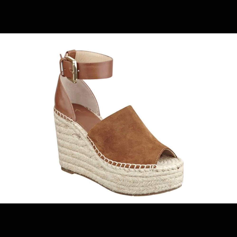 Marc Fisher Adalyn Espadrille Suede Wedge Sandal